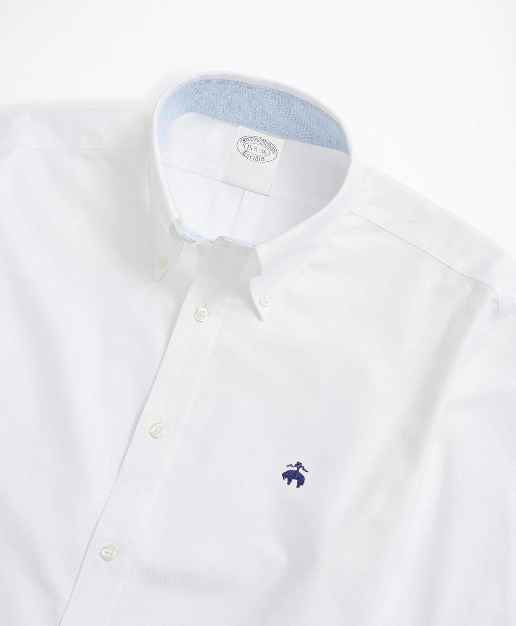 เสื้อเชิ้ตผ้าอ็อกซ์ฟอร์ด Non-Iron ทรง Regular Fit