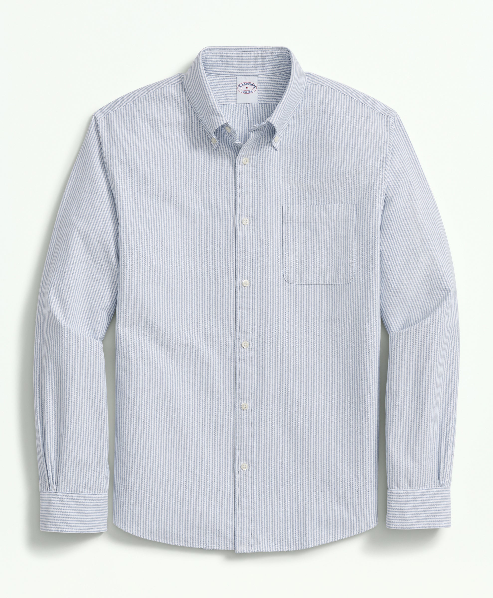 Light blue and white striped shirt
