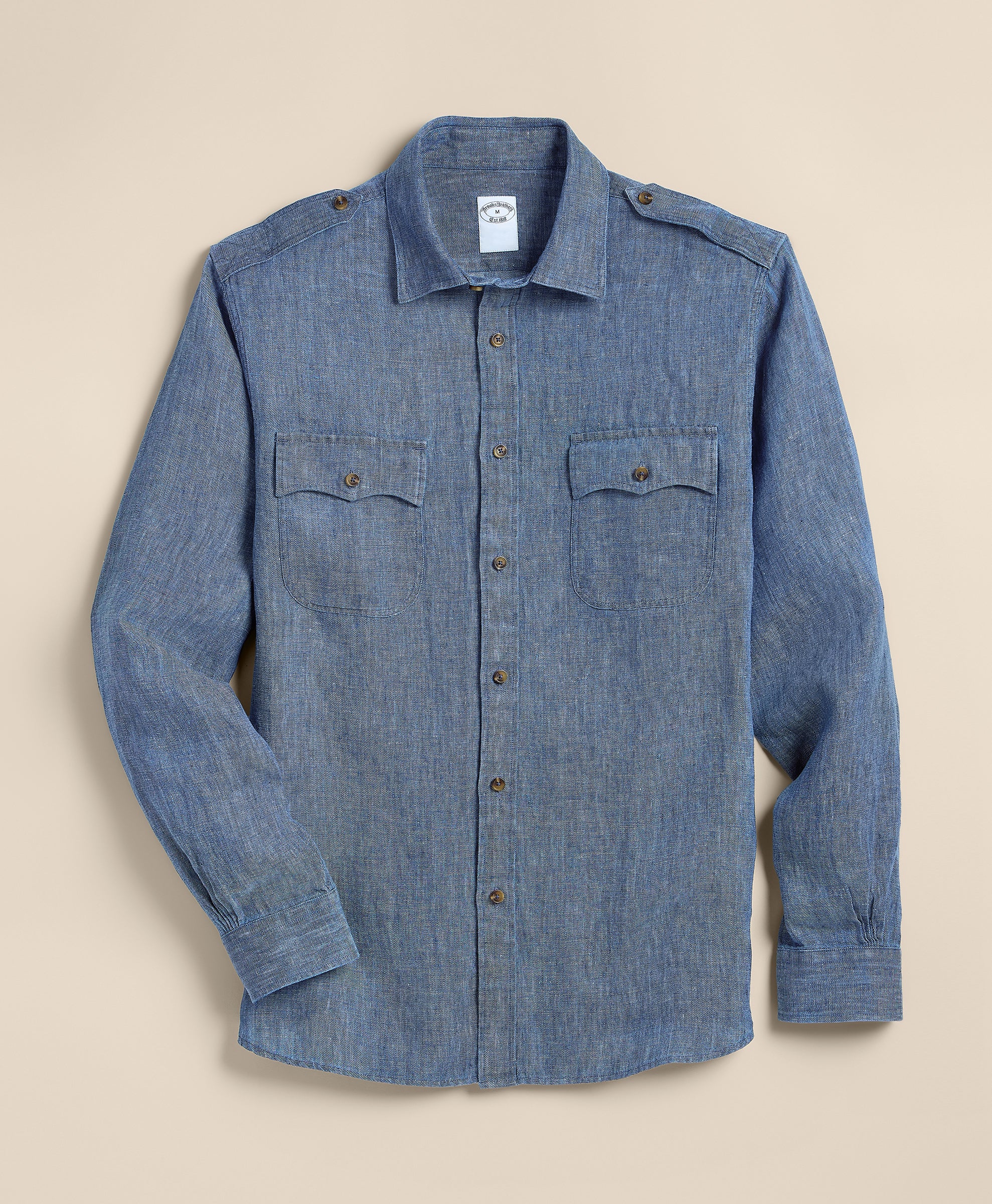 Blue denim shirt