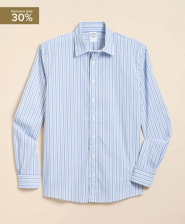 Shirts Long Sleeve Performance Spread Collar Regular Fit