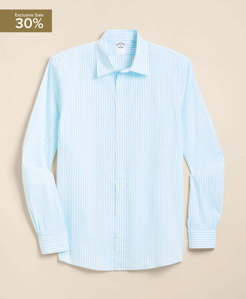 Shirts Long Sleeve Performance Spread Collar Regular Fit