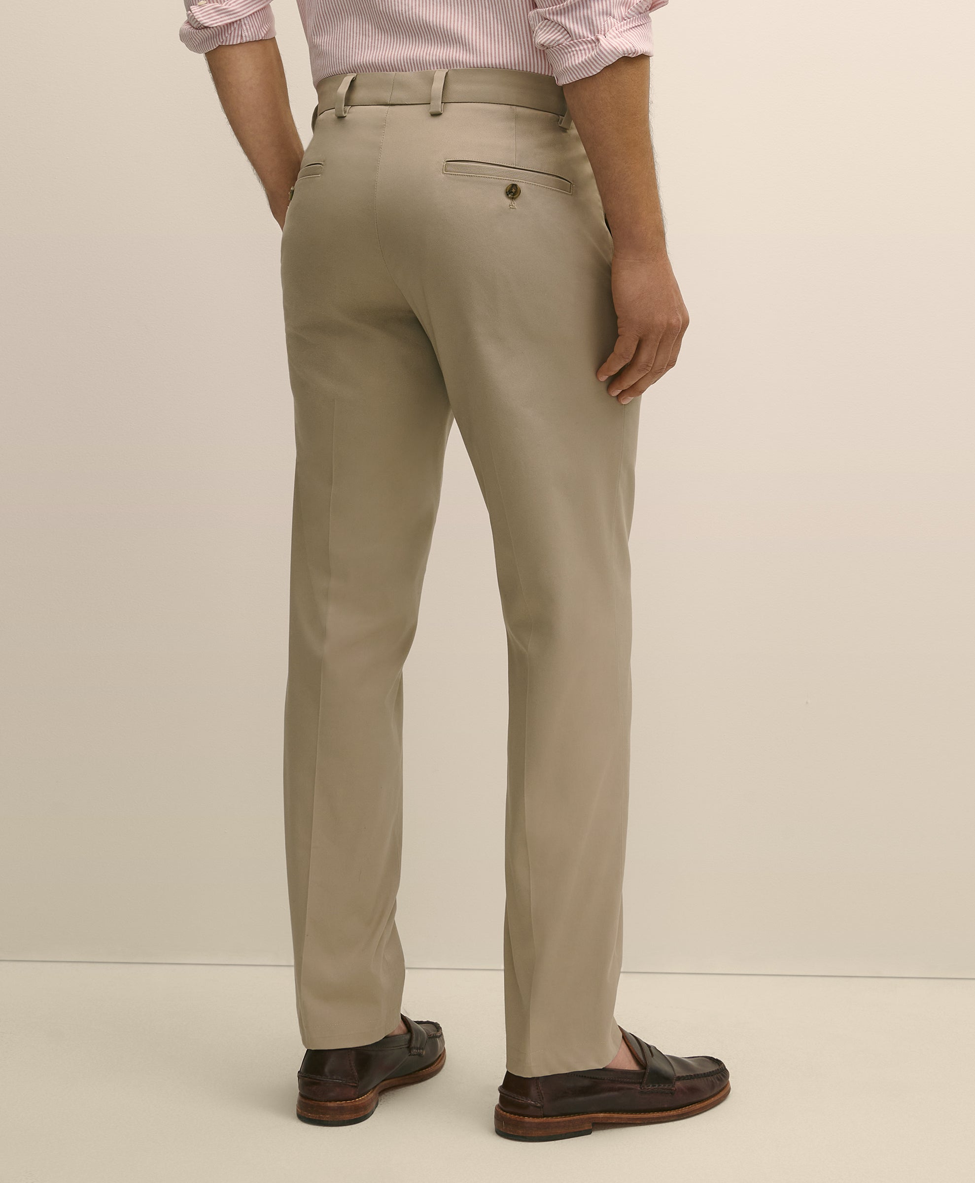 Beige pants worn by a person